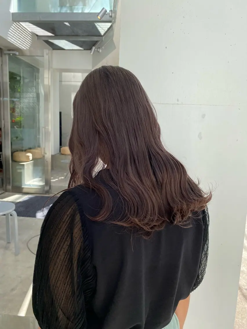 ロング カラー ヘアカラー 縮毛矯正 トリートメント Lomalia 🤍🫧/makoのヘアスタイル