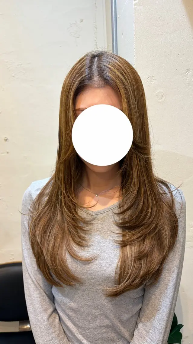 ロング ハイレイヤー レイヤーカット 🐰レイヤーカット/ メンズ/ゆな🐰のヘアスタイル