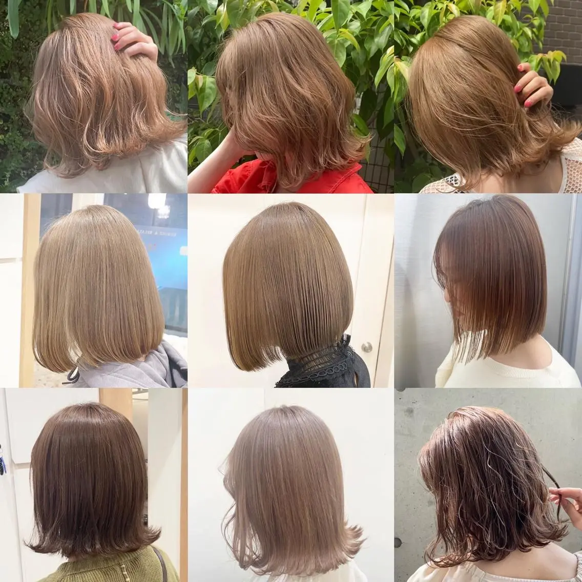 ミディアム カラー 🌿レイヤー/ブリー チ/🌿JINのヘアスタイル