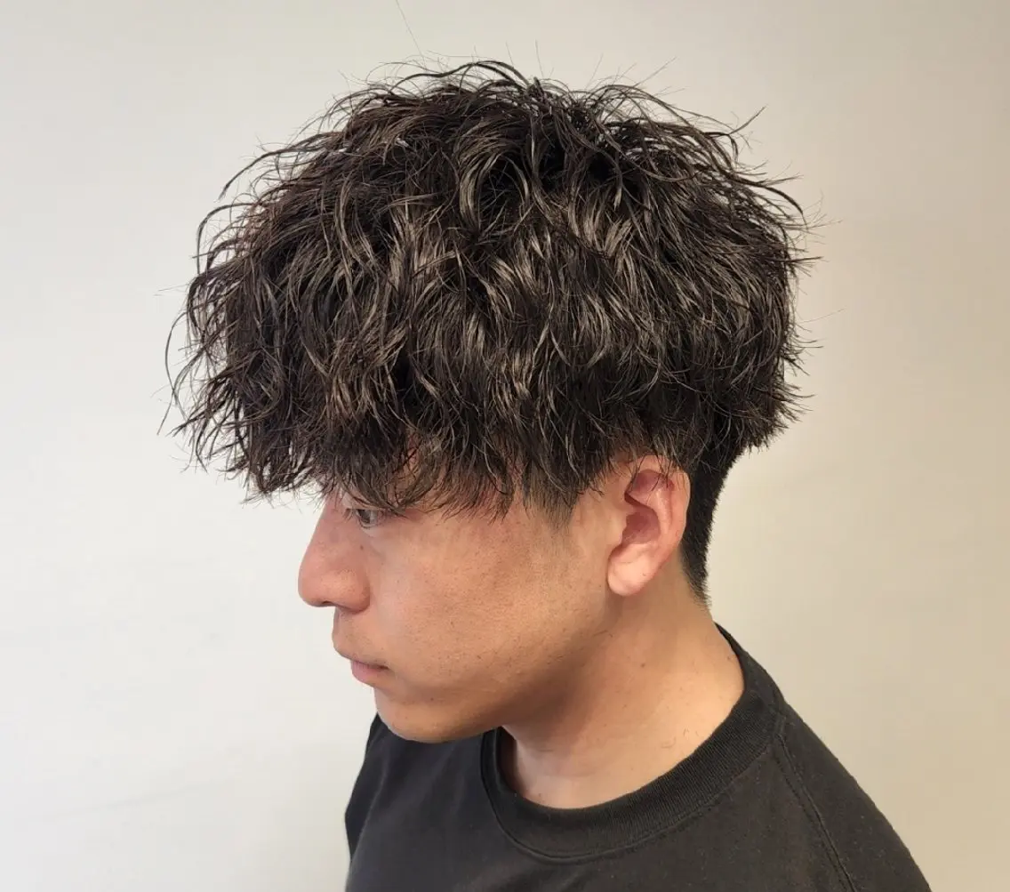 ショート パーマ メンズ 【イケメン風パーマ】 SHOFYのヘアスタイル