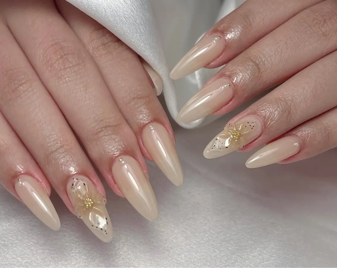 ネイル ハンドネイル Aura  Nail 長さだし/パラジェルのネイルデザイン
