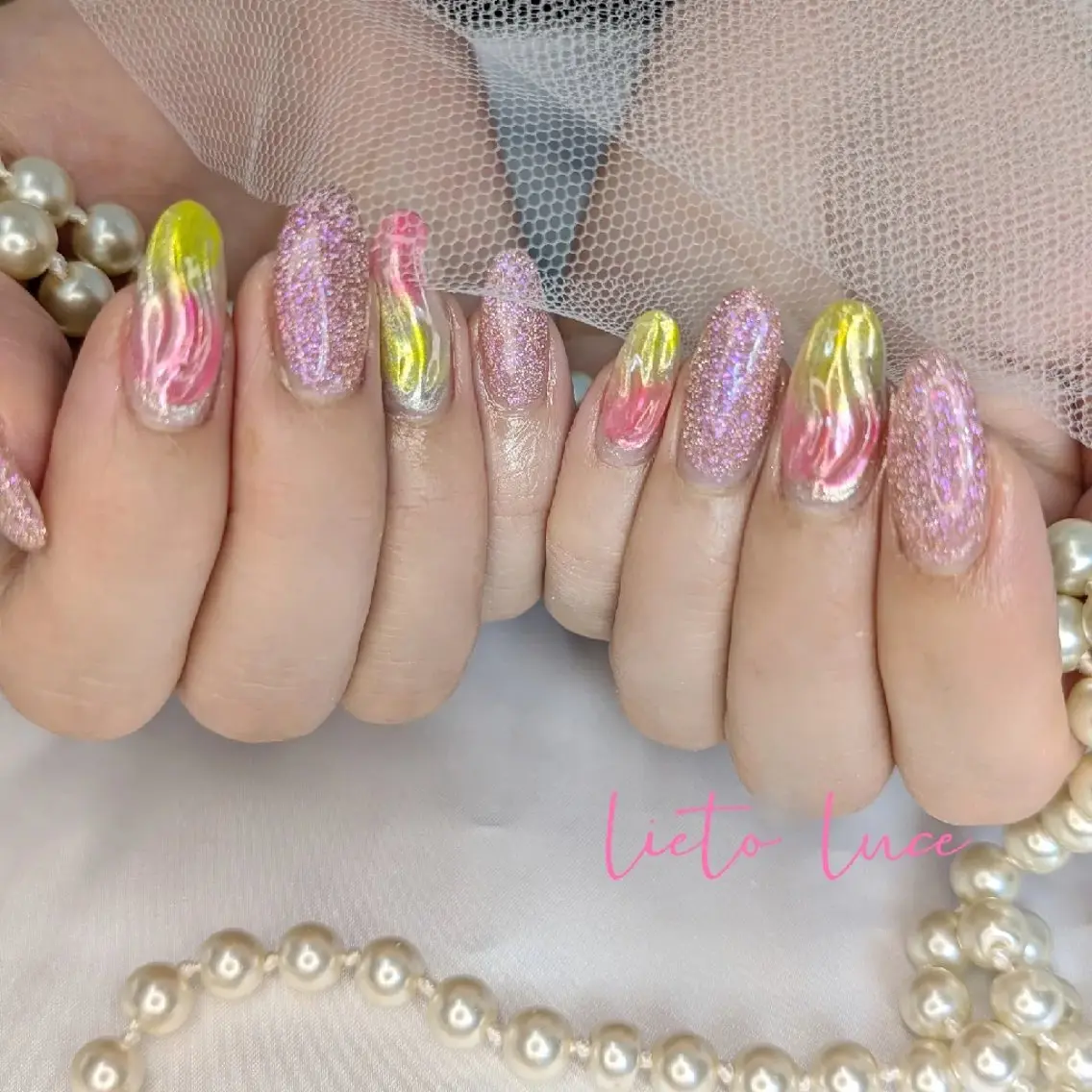 ネイル ハンドネイル フットネイル lieto luce Yukaのネイルデザイン