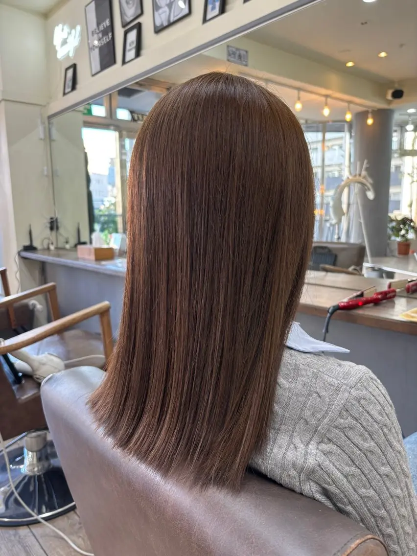 🫧ブリーチなしダブルカラー➕Aujua4STEPトリートメントの写真