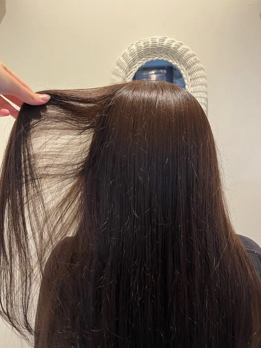 ロング カラー 透明感カラー ヘアカラー トリートメント loty shionのヘアスタイル