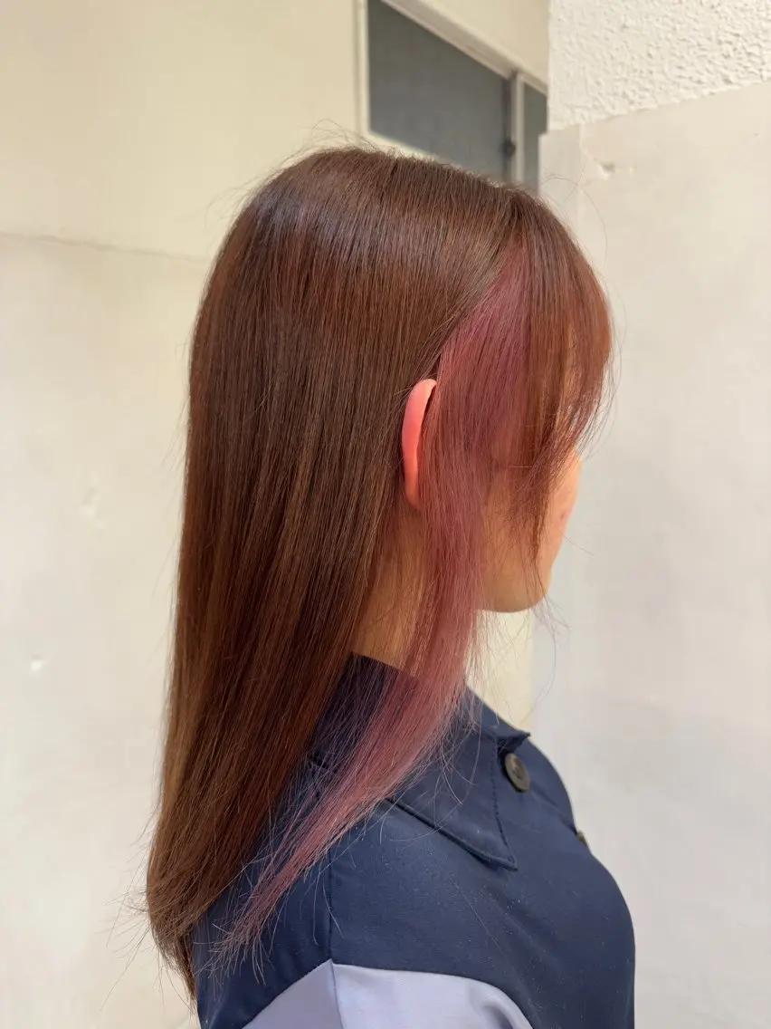 カラー ヘアカラー かとう ななね 🪷⸝꙳のヘアスタイル
