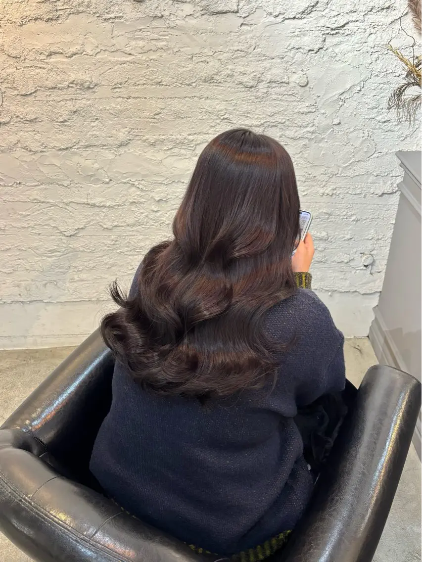 ロング カラー 関口 玲那のヘアスタイル