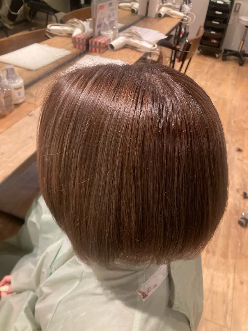 ショート カラー たかなみ りなのヘアスタイル