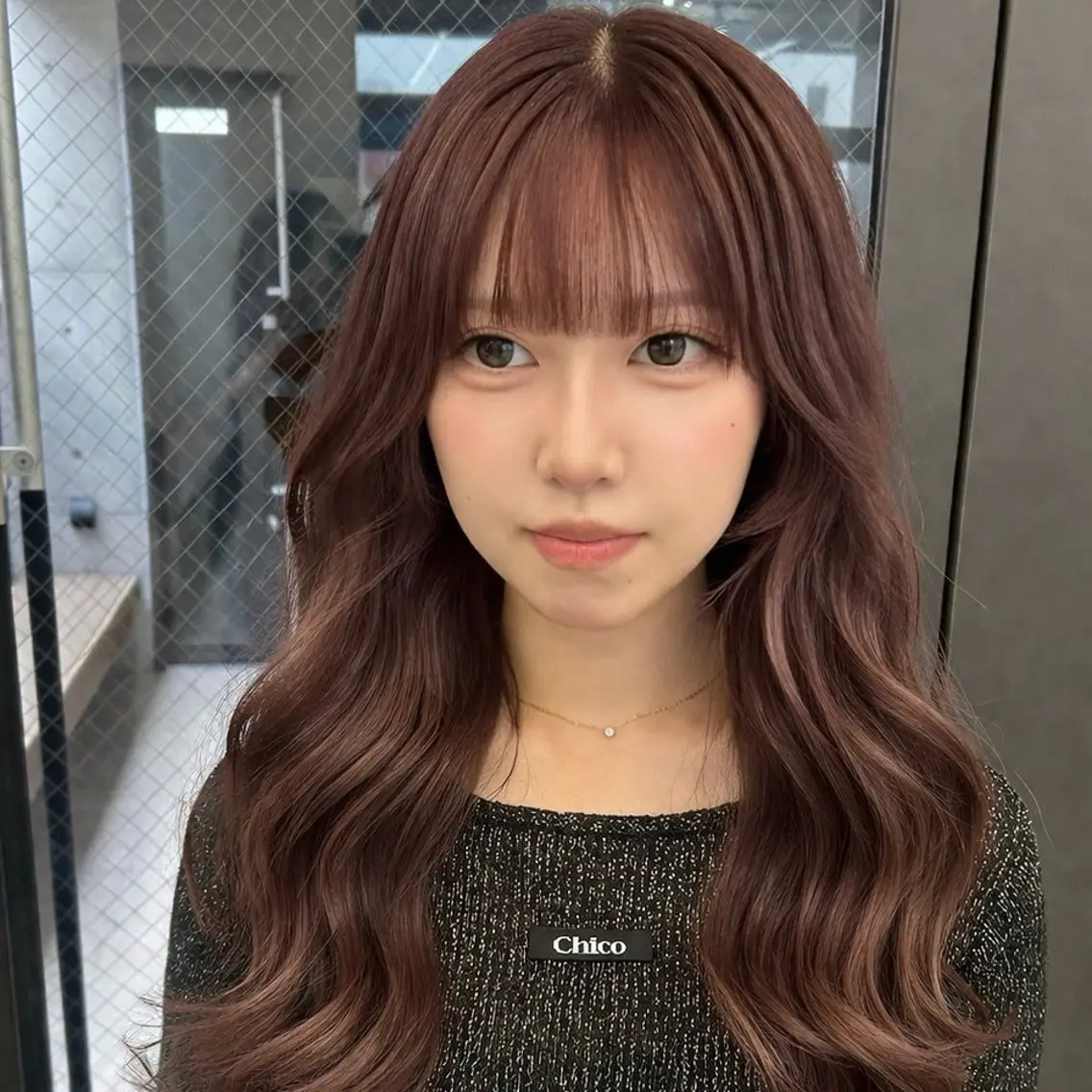 ロング ヘアカラー トリートメント MIO 大名/ 縮毛・ブリーチ💎のヘアスタイル