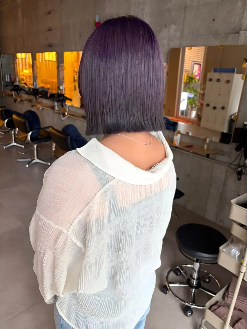 ショート カット ヘアカラー トリートメント 【ハイトーン特化】 Hugのヘアスタイル