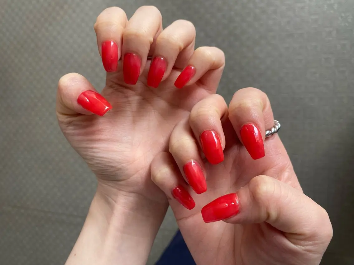 ハンドオフありorなし💅ワンカラーorラメグラデーション(2色までお選び頂けます🎨)の写真