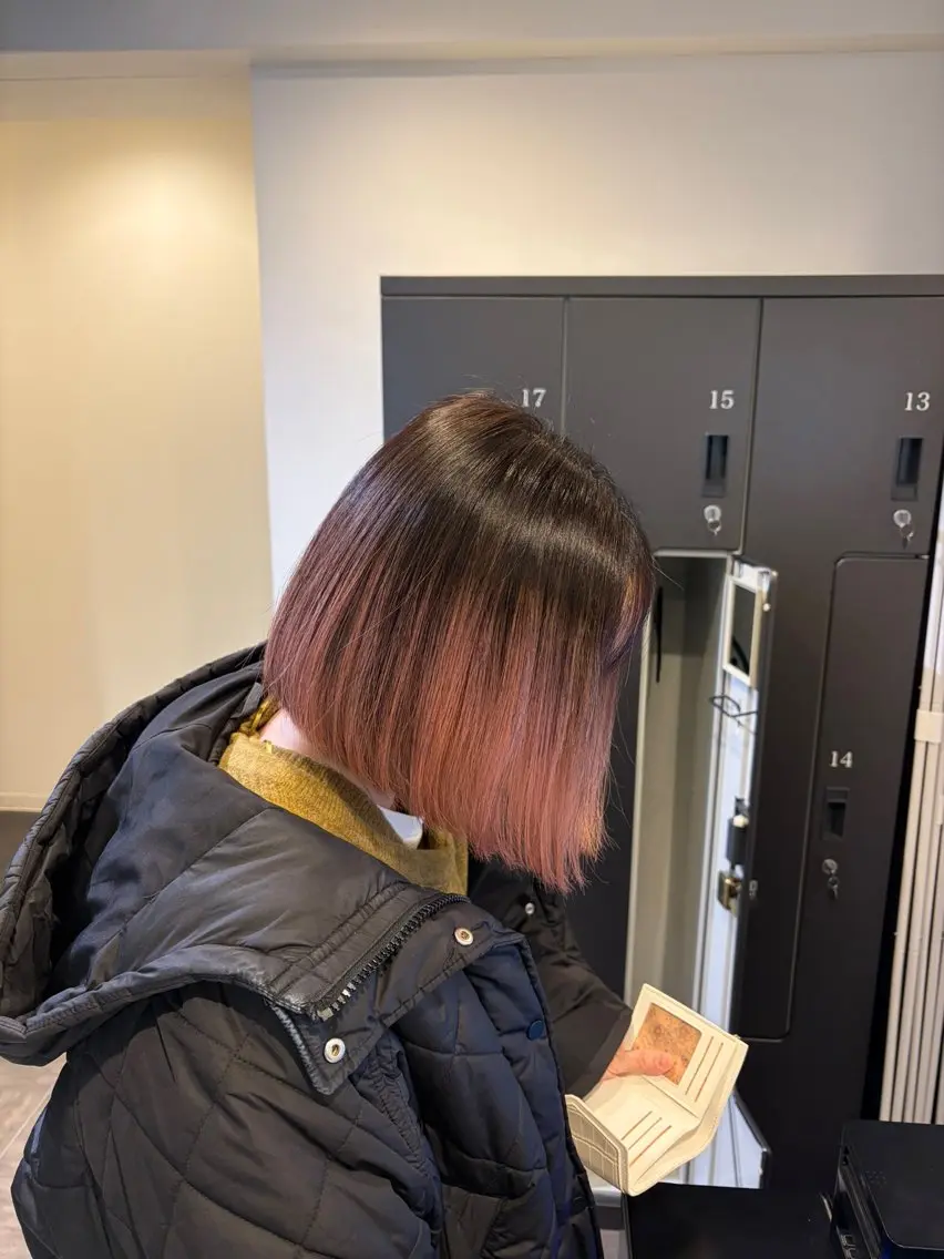 ショート カラー ヘアカラー 中川 蓮のヘアスタイル