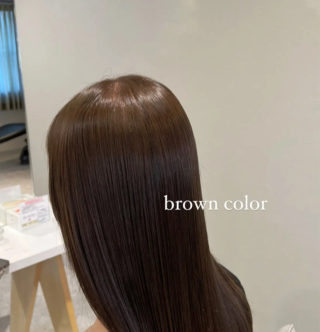 セミロング カラー ヘアカラー トリートメント ひがし はるなのヘアスタイル