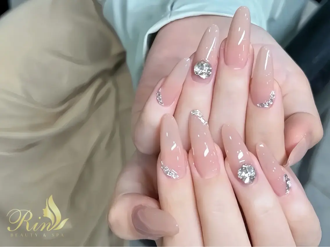 ネイル アートネイル フレンチネイル ジェルネイル 韓国ネイル ミラーネイル Rin Nail 新大久保店のネイルデザイン