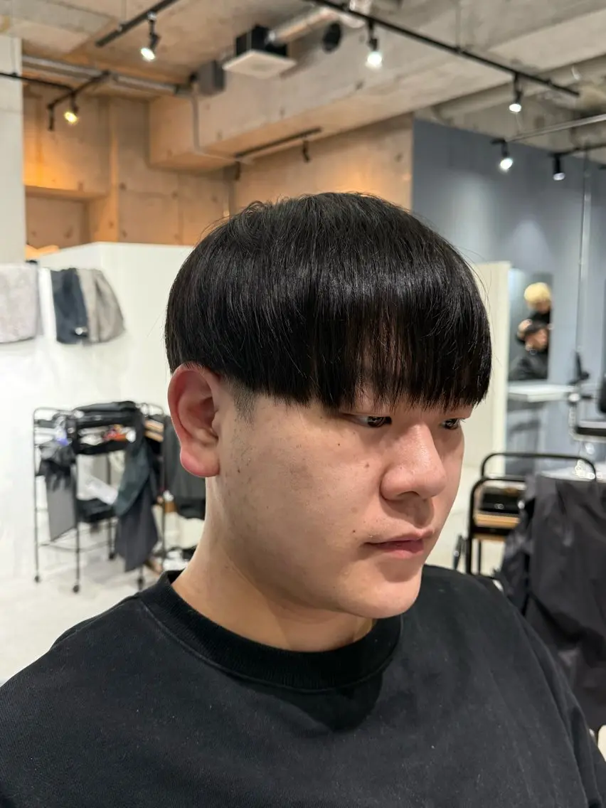 メンズ カット パーマ 布施メンズ特化美容師 秋山 涼のヘアスタイル