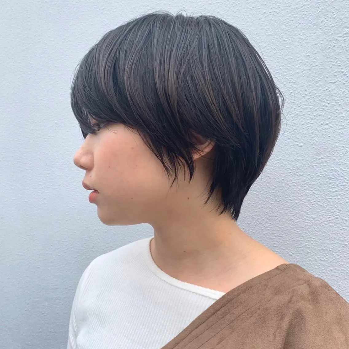 ショート ショートヘア 髪質改善 縮毛矯正/ レイヤー/銀座/本木のヘアスタイル