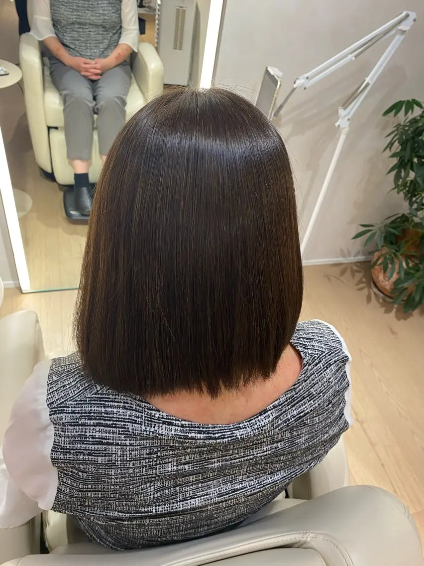 ミディアム 髪質改善 髪質改善ストレート ✂️前田龍之介のヘアスタイル