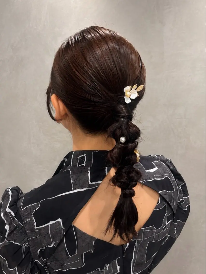 ヘアアレンジ ヘアセット 透明感カラー💎 アレンジ🩰Rimiのヘアスタイル
