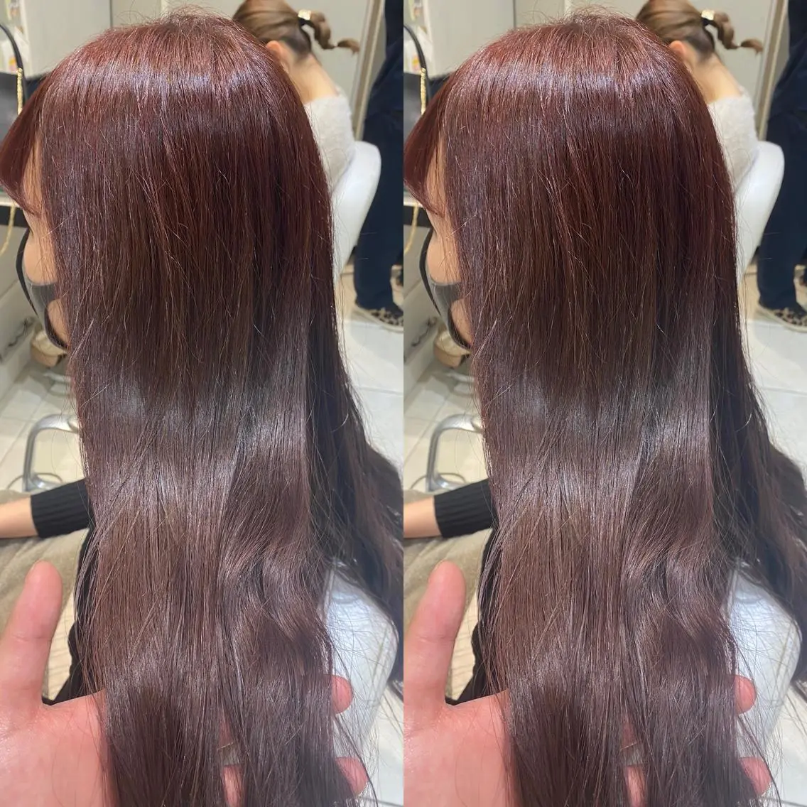 ロング 美髪矯正透明感カラー 江川 和輝のヘアスタイル