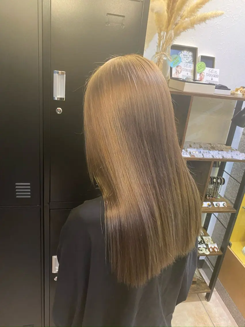 セミロング カラー ヘアカラー 西田辺/ タカスナオヤのヘアスタイル