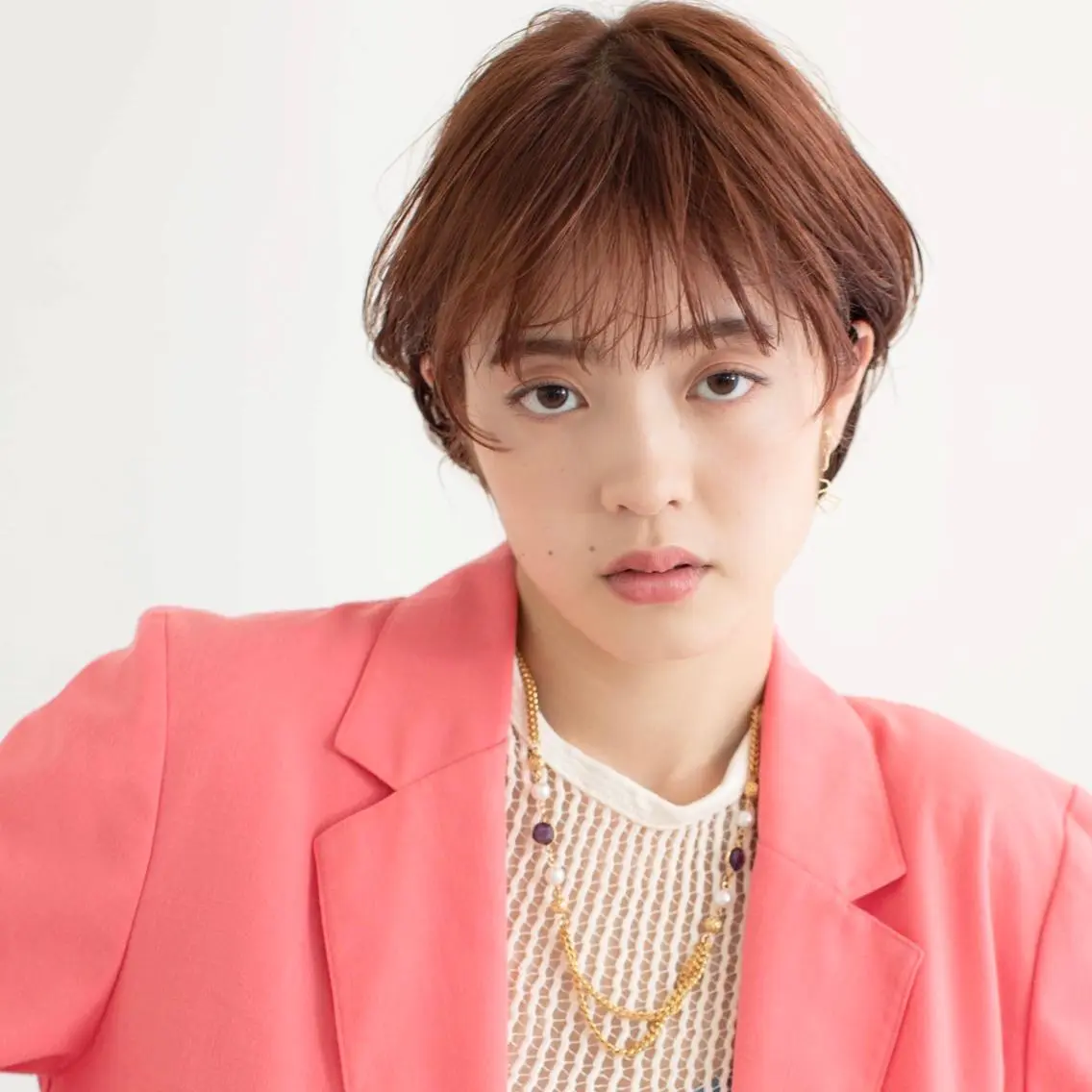 ショート 顔周りカット シースルーバング ショートヘア 《カット¥0》 朝山良徳のヘアスタイル