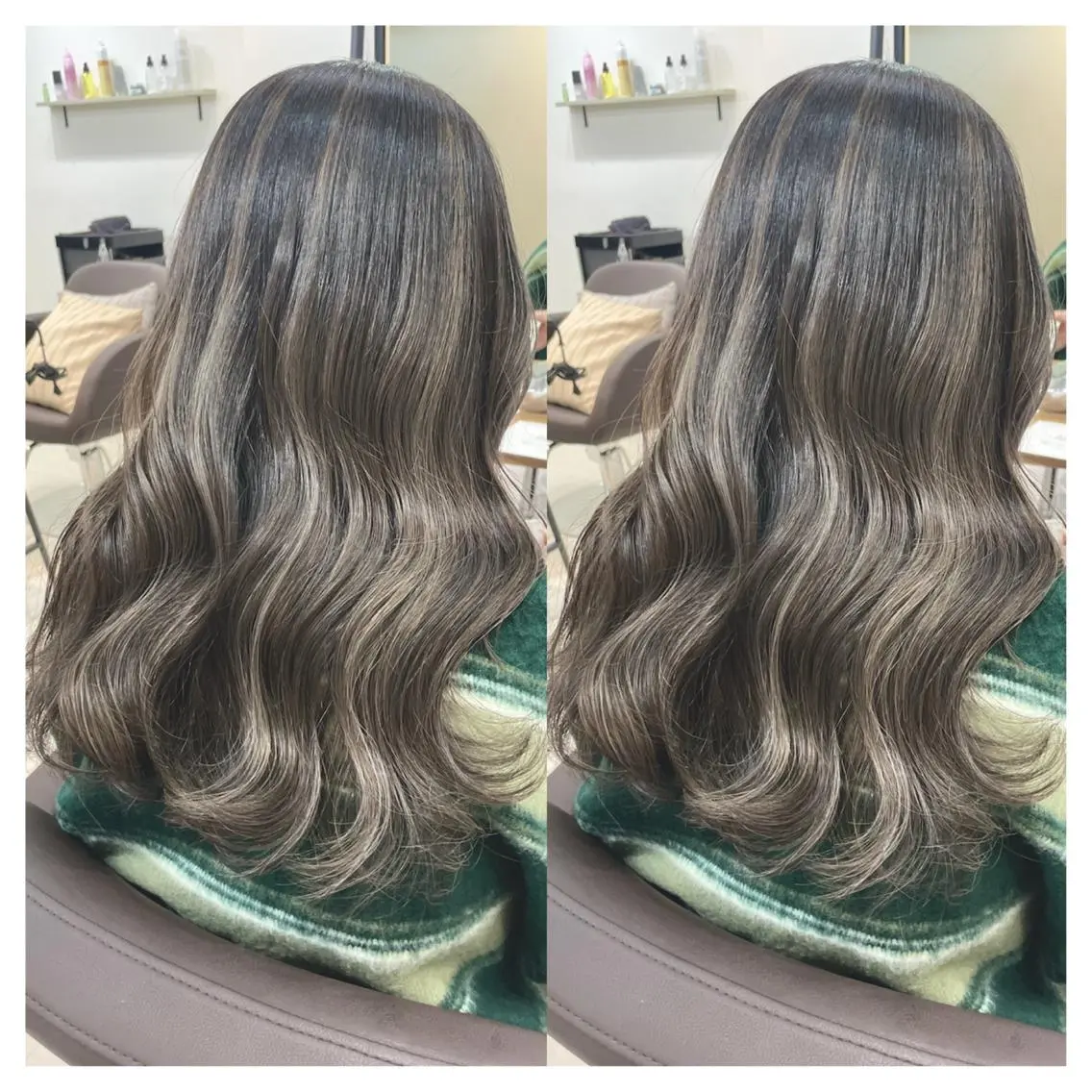ロング カラー カット ヘアカラー トリートメント 村山 茉衣のヘアスタイル