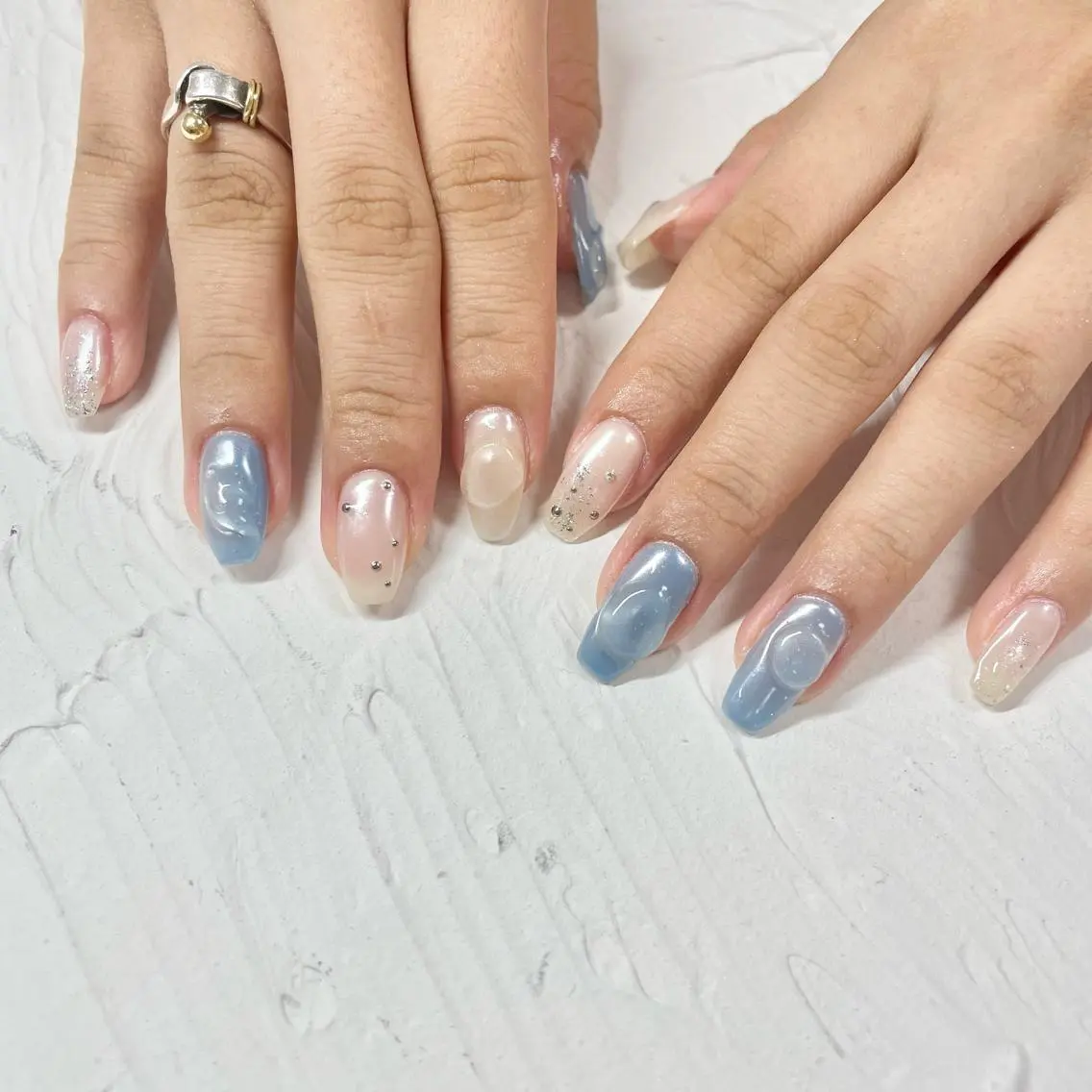 ネイル ニュアンスネイル ハンドネイル フットネイル 🎀AYAKO 🎀中韓ネイルのネイルデザイン