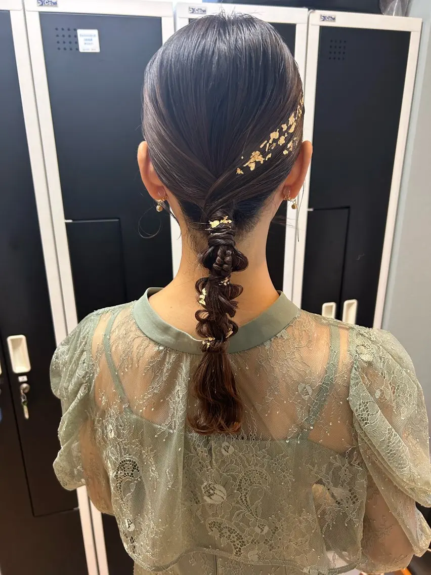 ヘアアレンジ 成人式 結婚式・ブライダル 卒業式のヘアスタイル takebuchi harukaのヘアスタイル