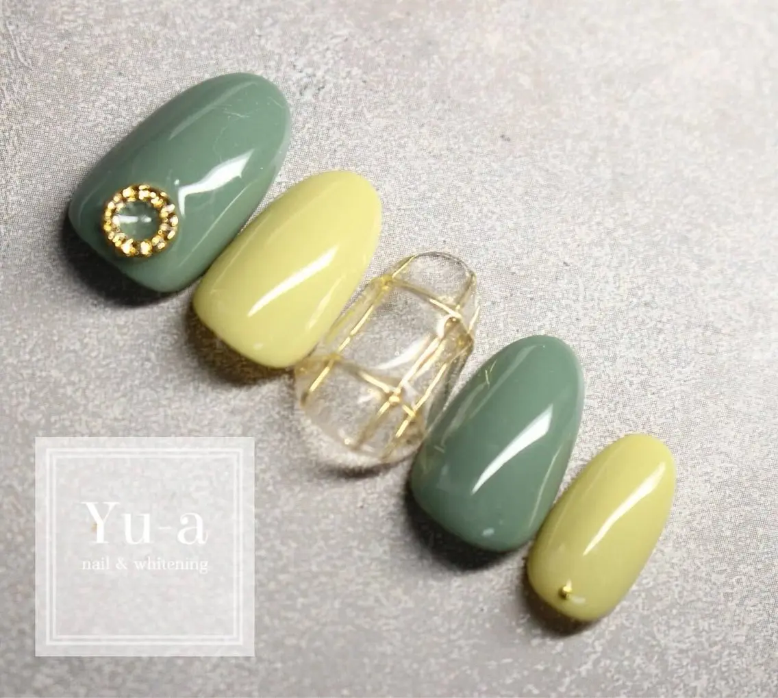 ネイル ハンドネイル Yu-a 🌻 ルカのネイルデザイン