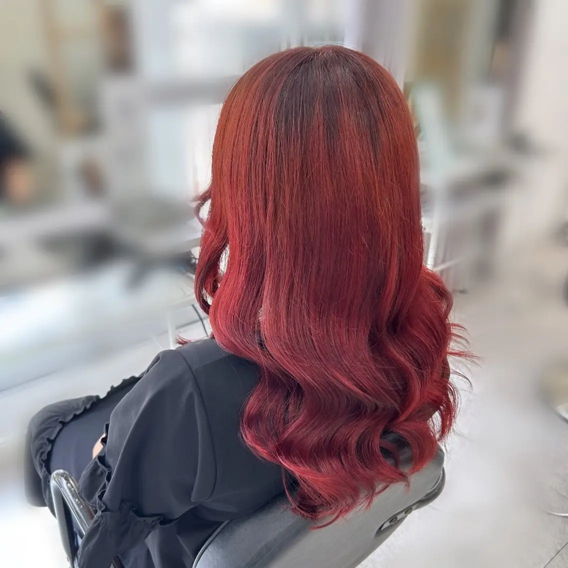 ミディアム カラー ツヤ感ワンカラー🎀 NAOのヘアスタイル