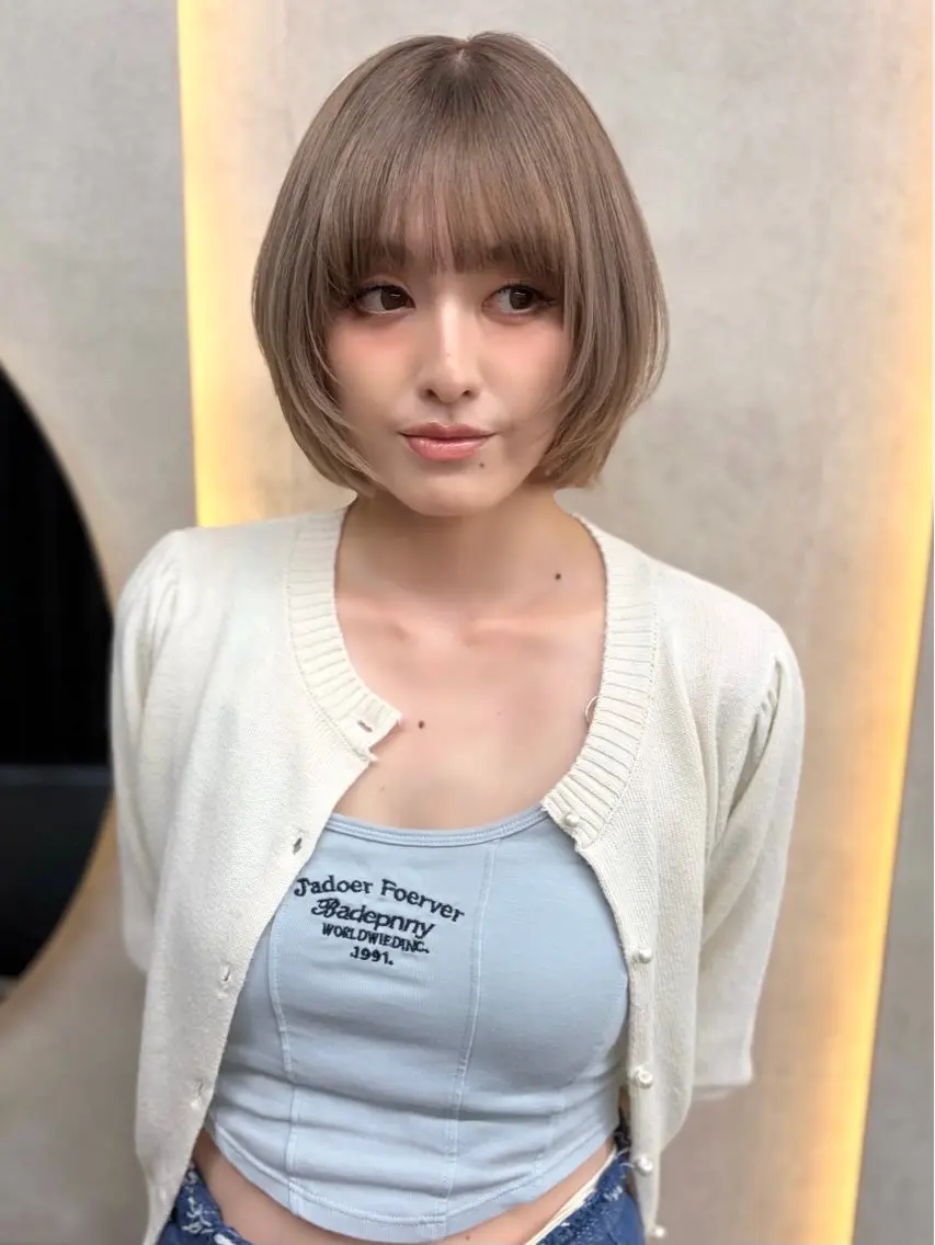 ショート カット ヘアカラー トリートメント 艶髪/縮毛矯正 /NATSUNOのヘアスタイル