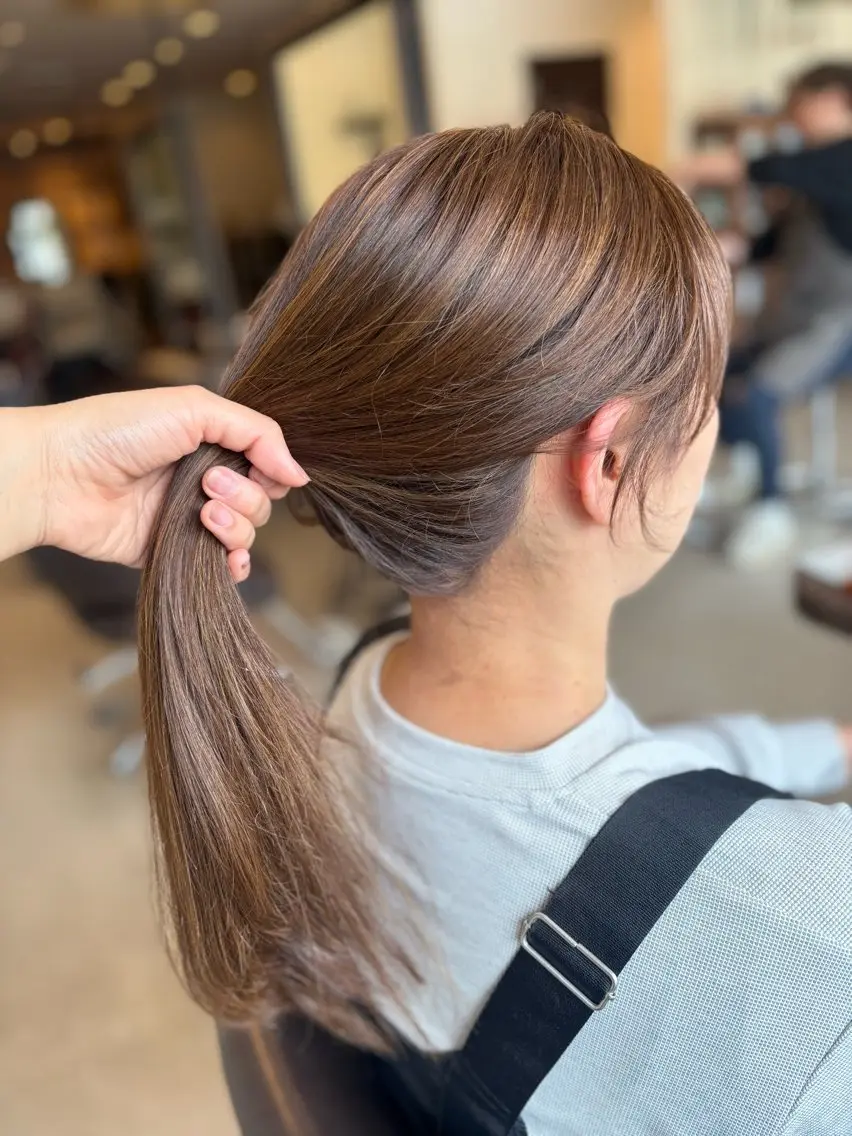 ロング カラー ハイライトカラー ハイライト カット ヘアカラー 山下ちひろ/髪質改善 /メンズ/縮毛矯正のヘアスタイル