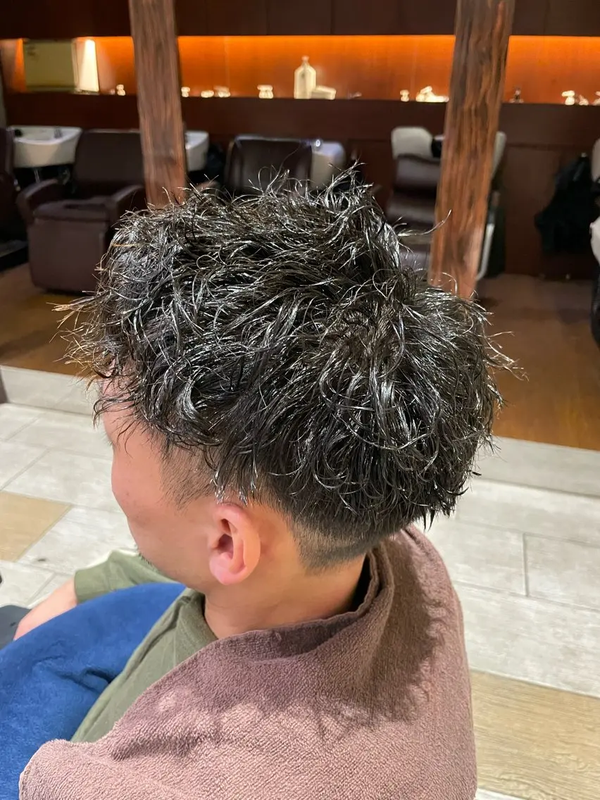 パーマ メンズ カット EARTH菊名店👾 ひらのすぐるのヘアスタイル