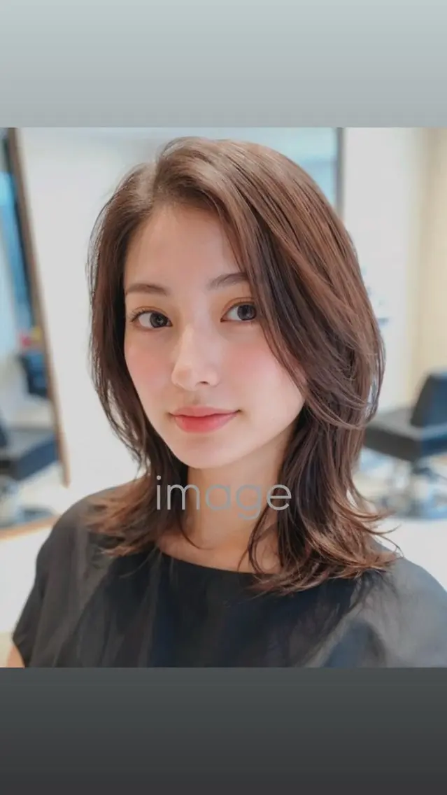 ミディアム 松本|似合わせ眉 ×まつげパーマ×ヘアの眉毛・アイブロウイメージ
