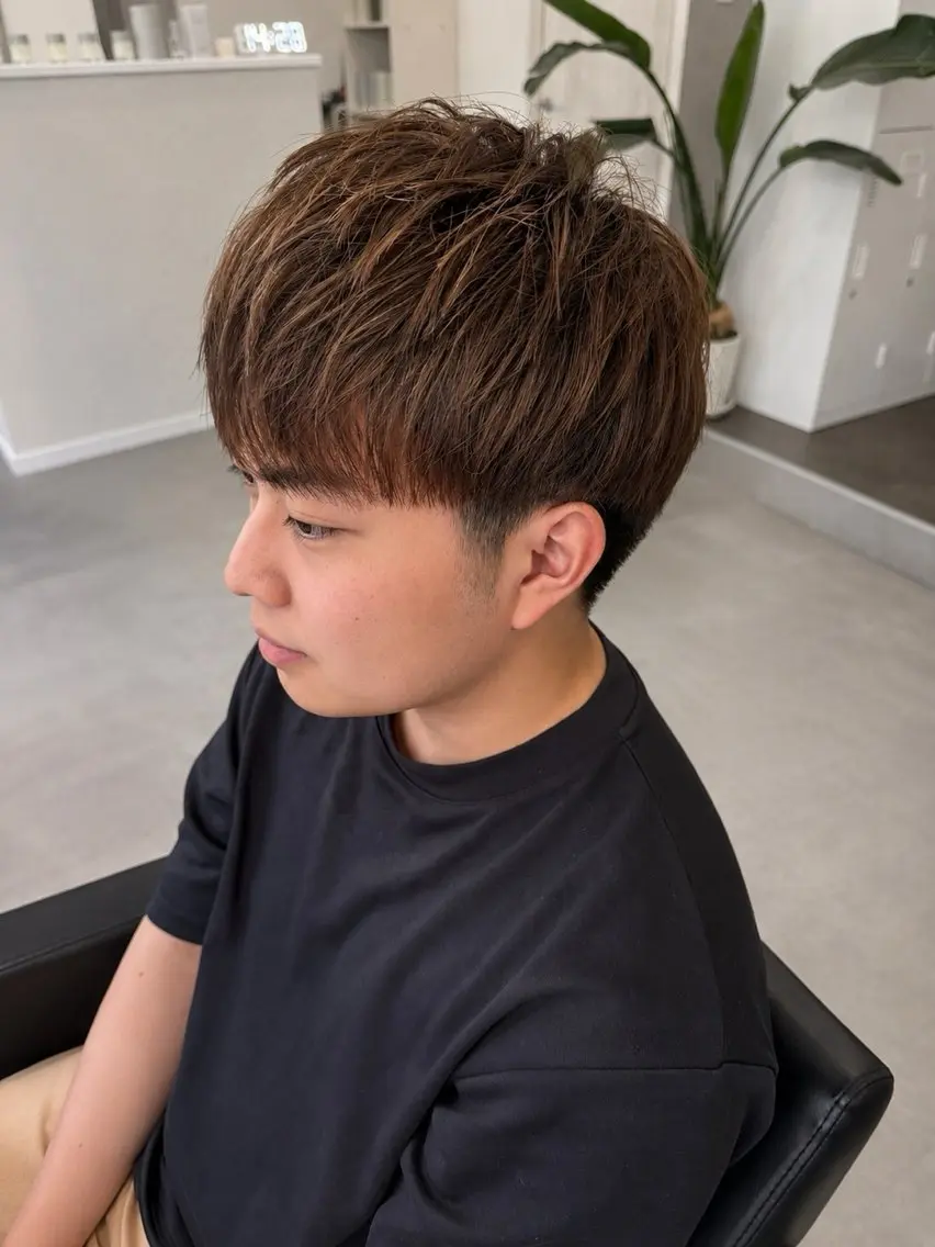 カラー メンズ カット ヘアカラー 【CLOVE】阿世賀 潤のヘアスタイル