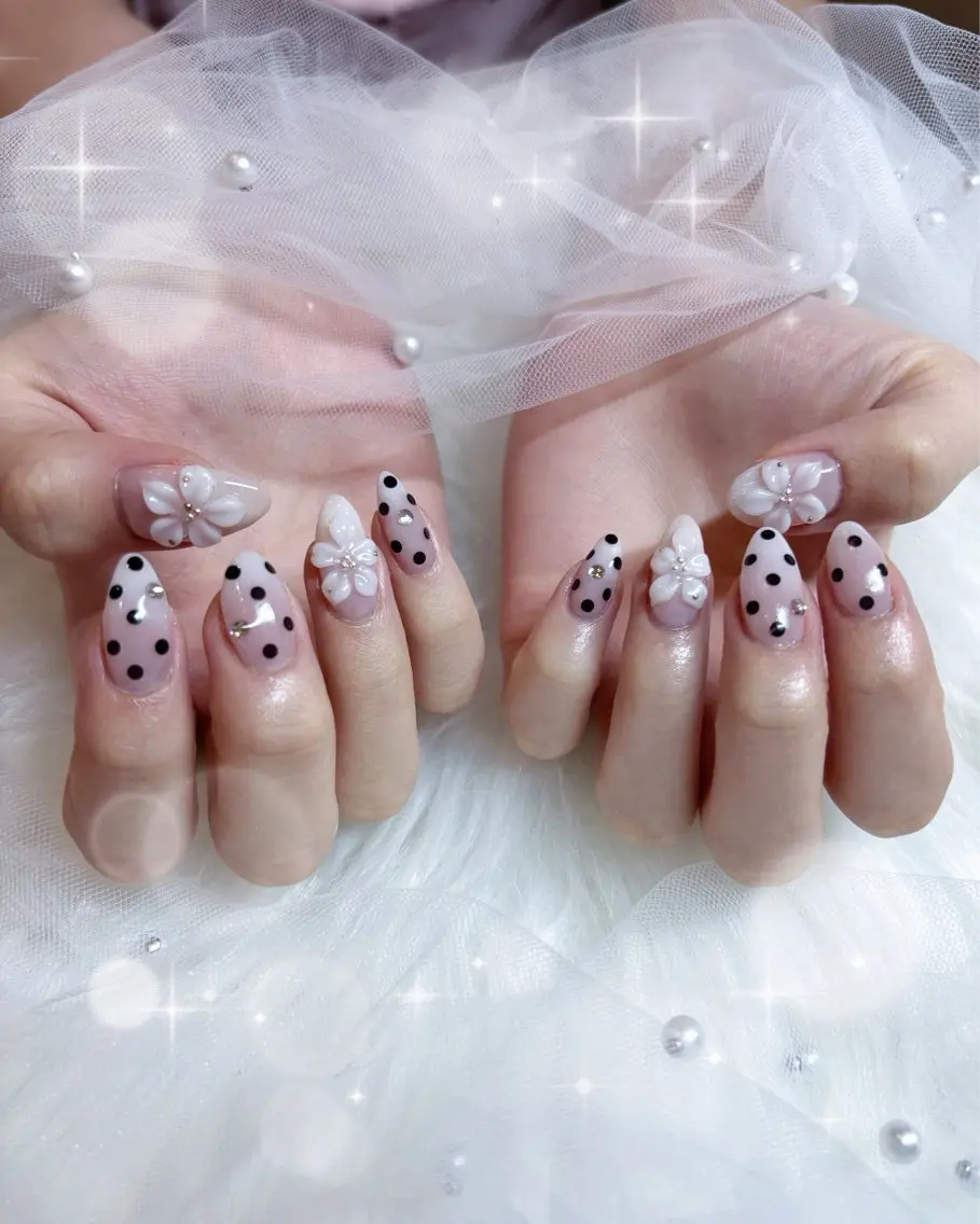 ネイル ハンドネイル Blue daisy 栄本店のネイルデザイン