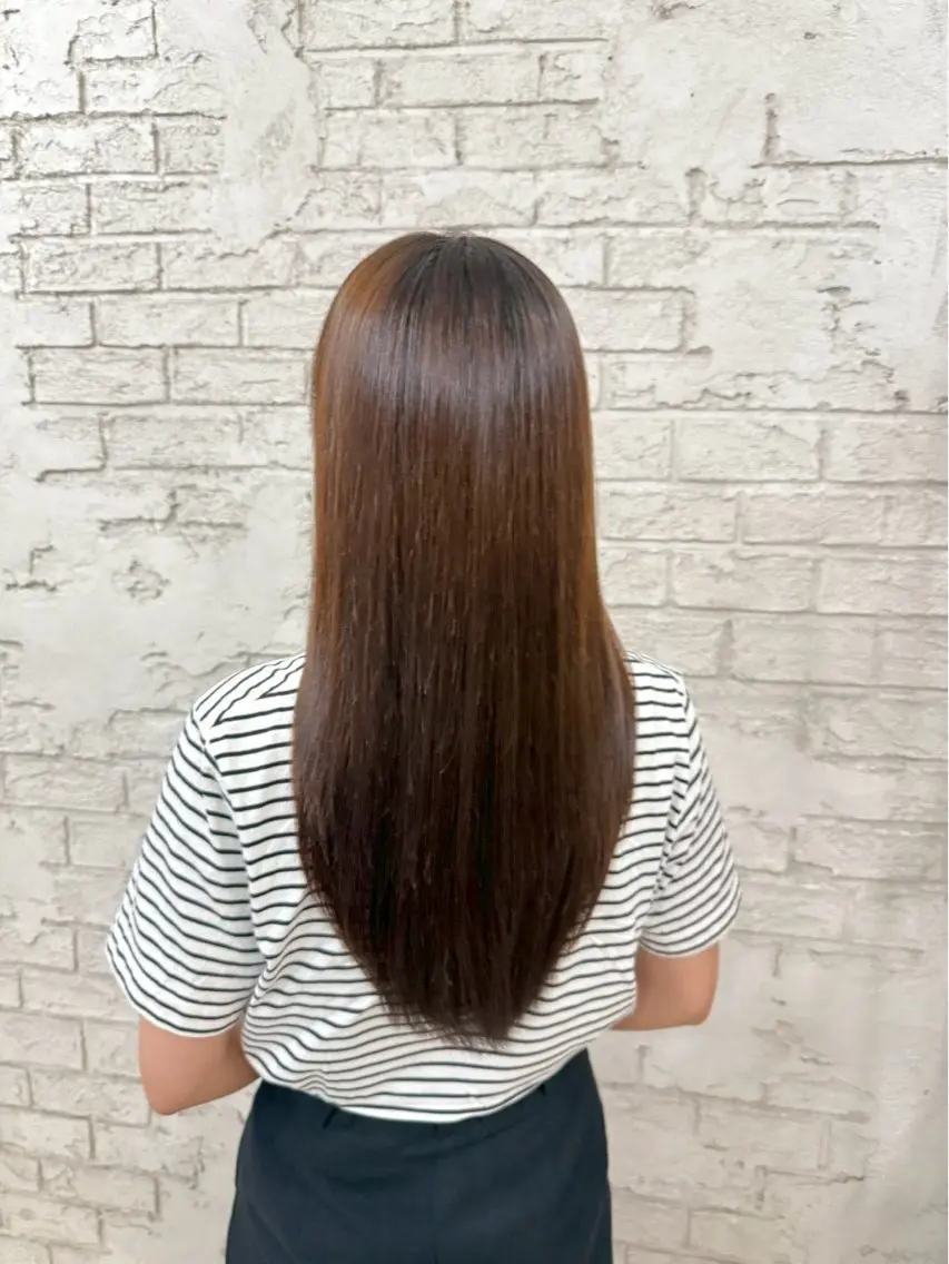 【🩷ྀིカラーモデル🩷ྀི】暖色ワンカラー➕トリートメント 20:30～の写真