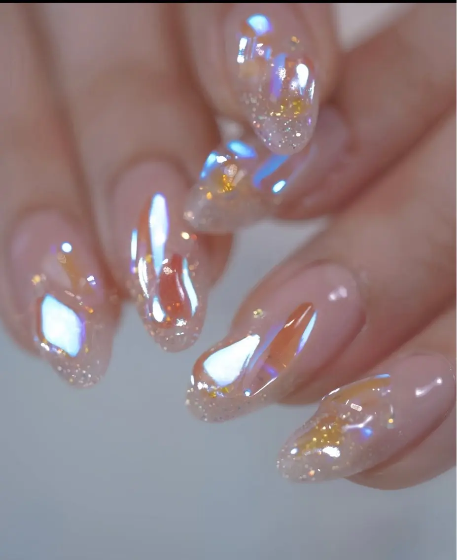 ネイル チークネイル 長さ出し フレンチネイル ガーリー 韓国ネイル Sun Nail 池袋のエステ・リラクイメージ