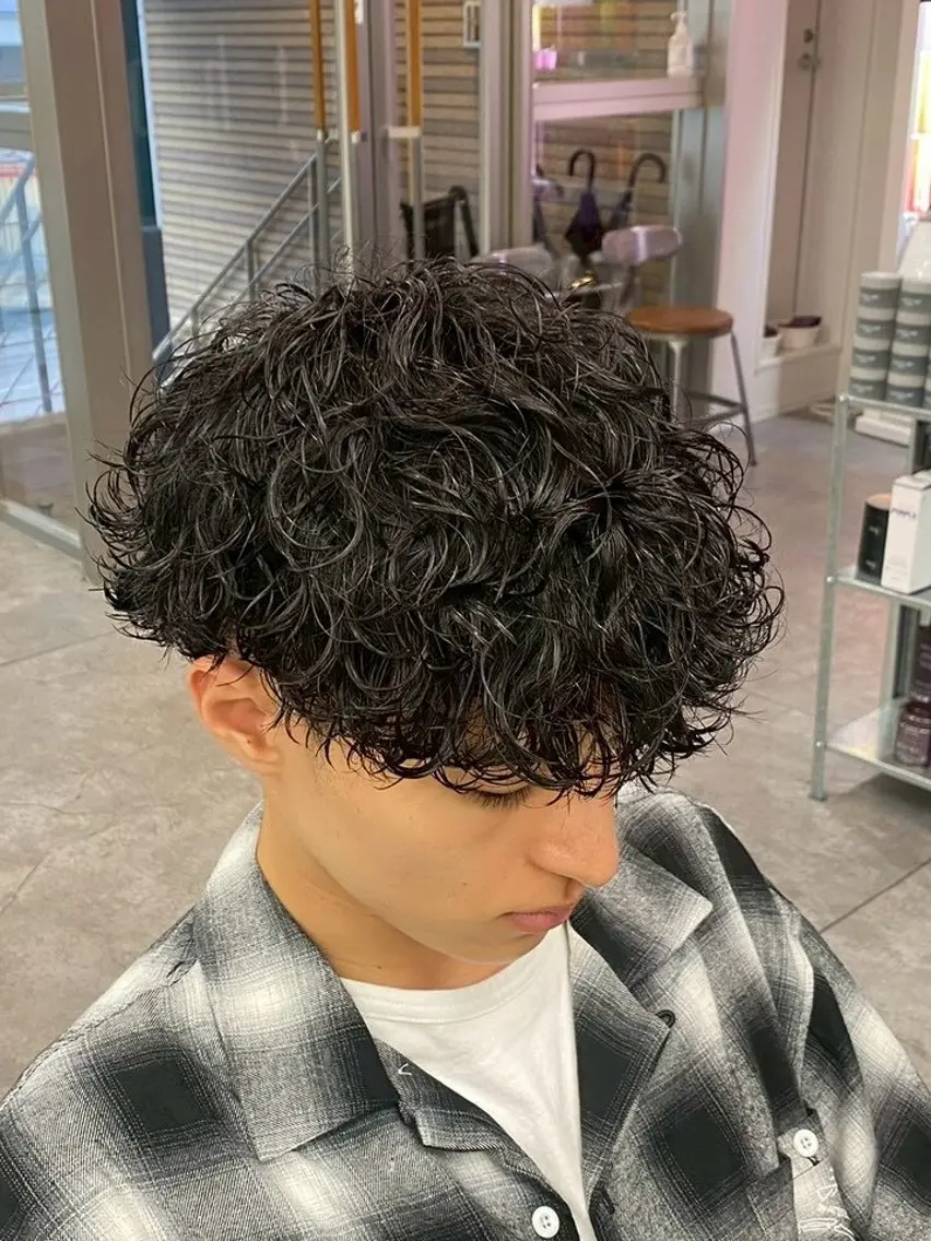 パーマ メンズ メンズ特化美容師 🌙RINAのヘアスタイル