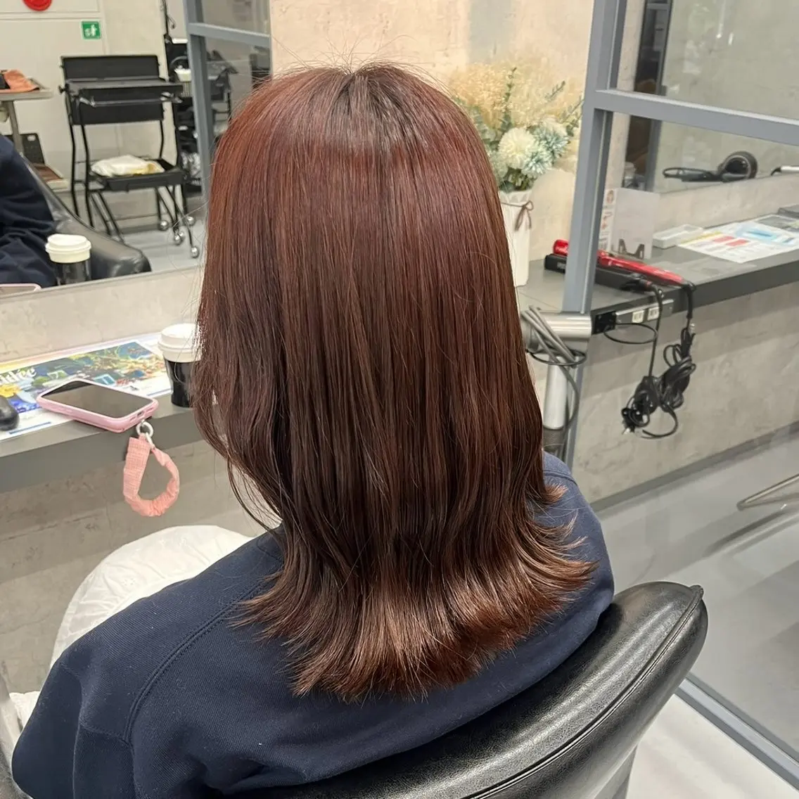 カラー 𝐀𝐑𝐈𝐒𝐀 🎀‎🤍銀座美容室のヘアスタイル