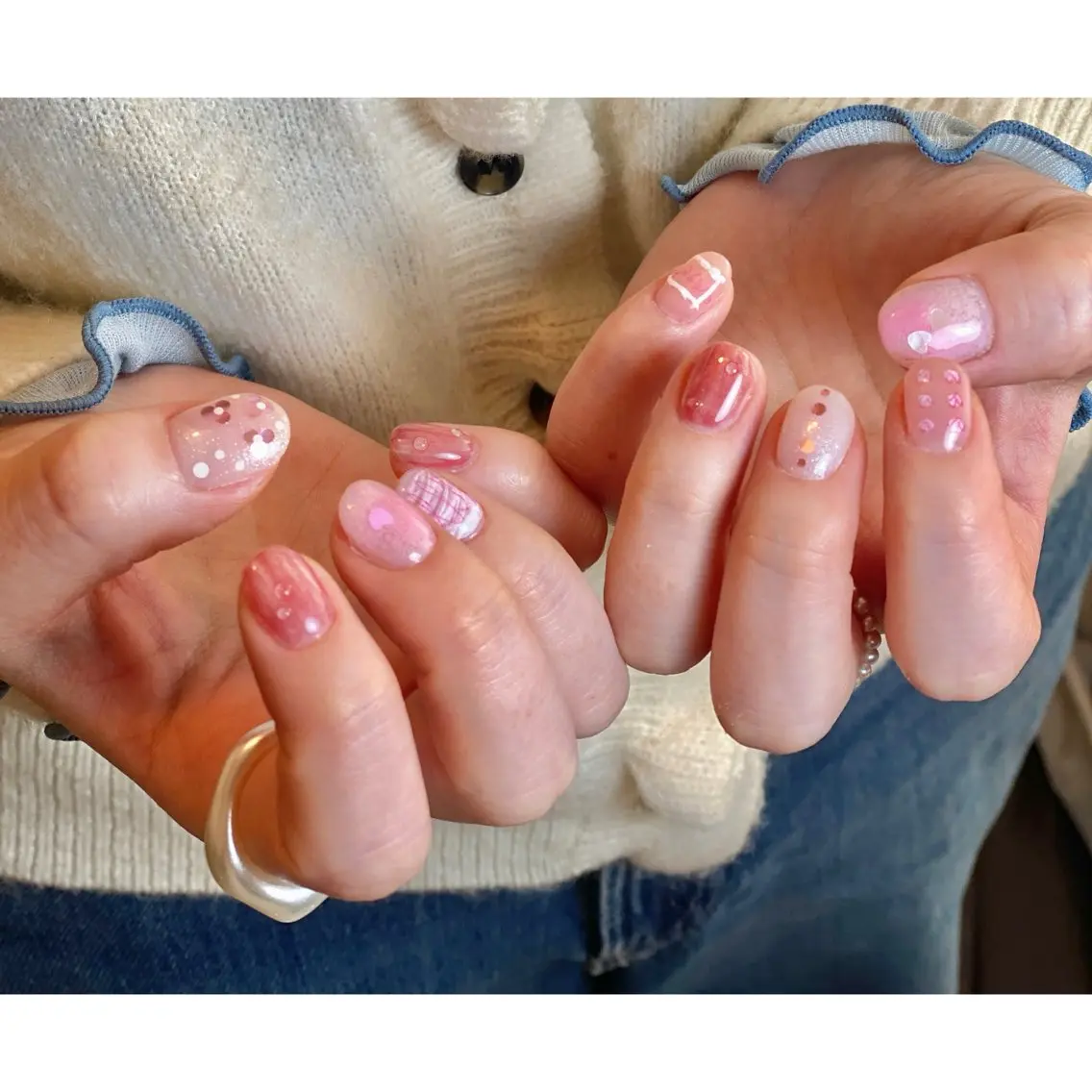 ネイル ハンドネイル ⏦Little 𐙚 Nail⏦のネイルデザイン