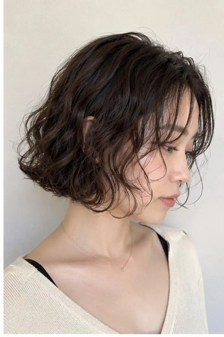 【ミニモ限定‼️】💖パーマ🌀+カット✂️ナノスチームトリートメント付き🫧✨の写真