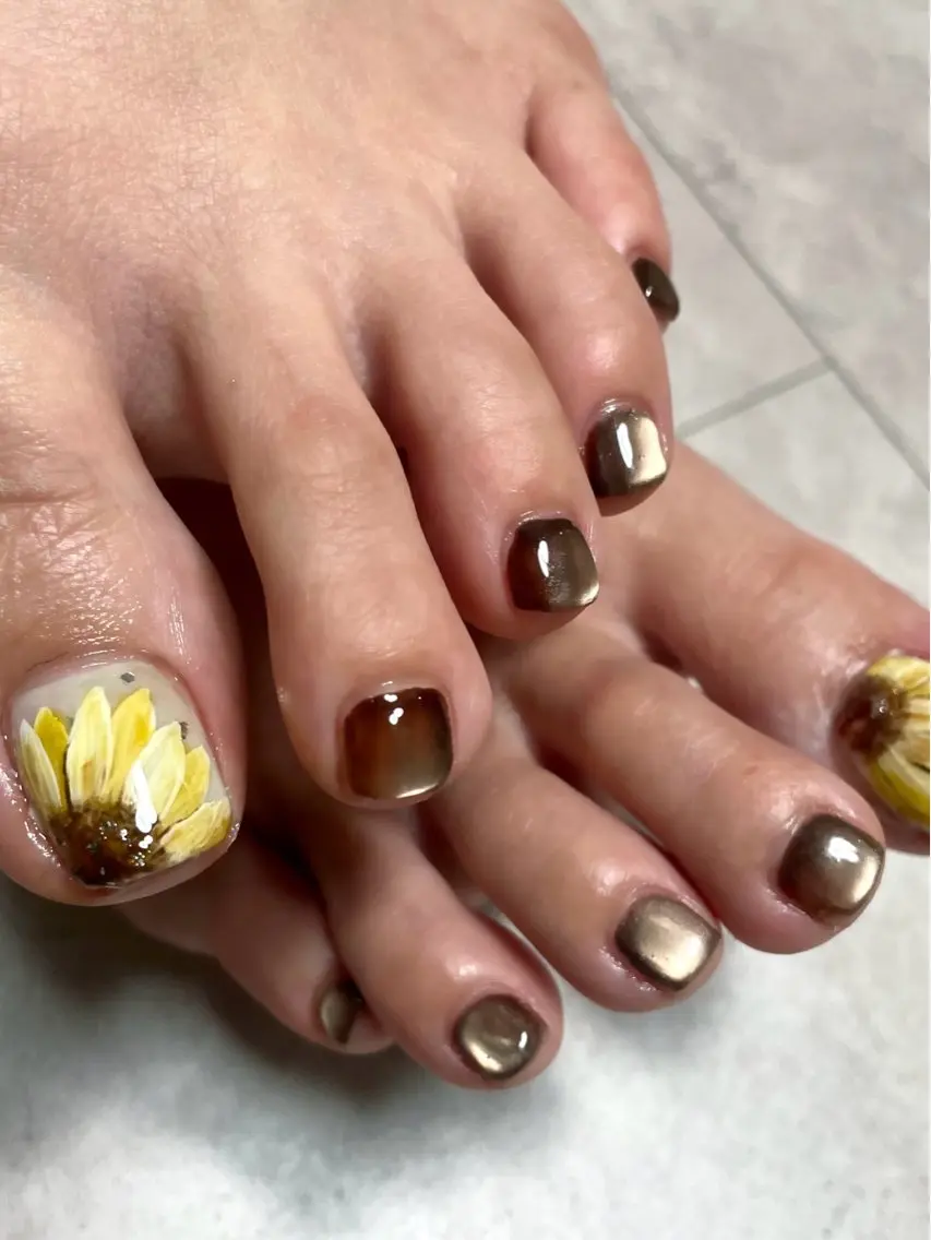 ネイル アートネイル マグネットネイル RISA joie nailのネイルデザイン