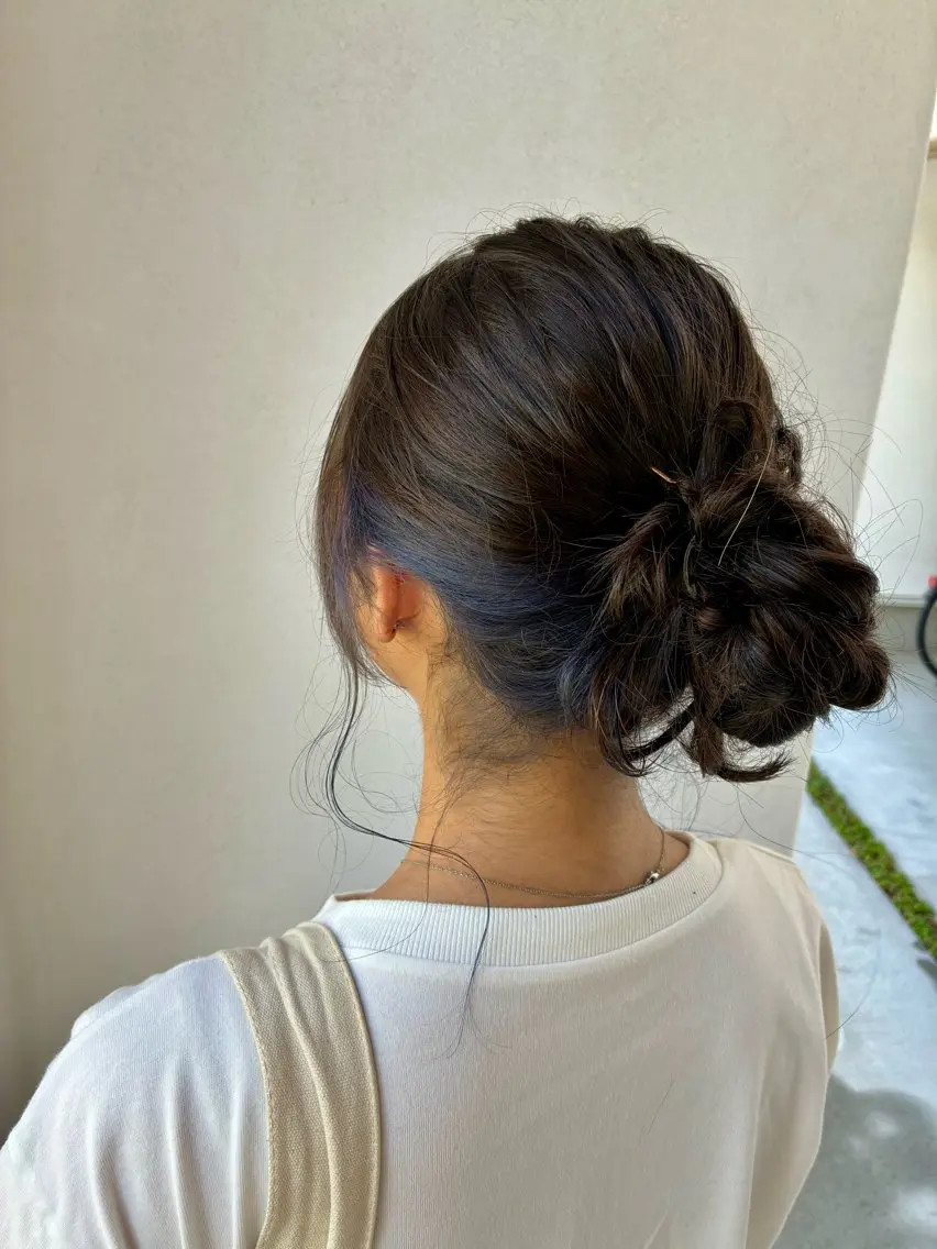 カラー ヘアアレンジ 清水 美香のヘアスタイル