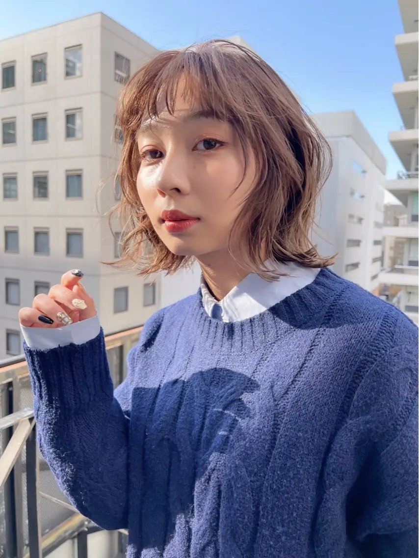 ブリーチ無しダブルカラー＋オンカラー＋2ステップトリートメント【超音波トリートメント付き】の写真