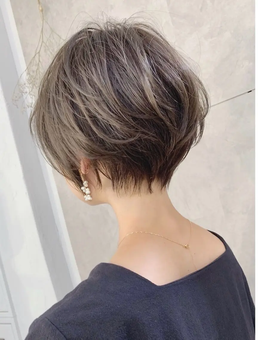 ショート ✄安野祥華銀座大人 絶壁解消ショート✄のヘアスタイル