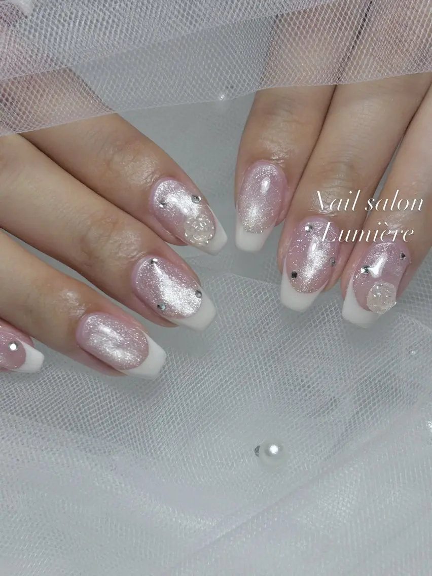 ネイル ハンドネイル Lumière| ロング|ワンホンのネイルデザイン