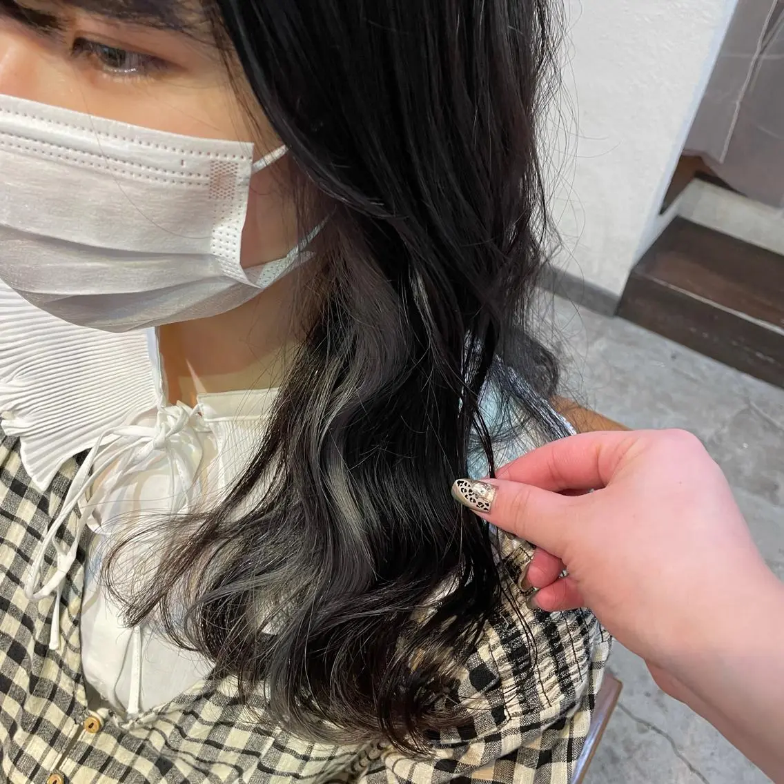 ロング カラー 北川 智海のヘアスタイル