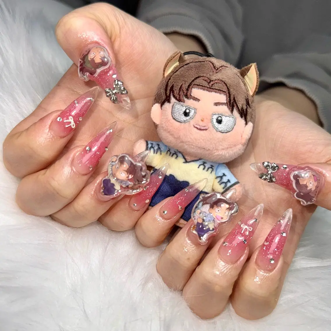 ネイル ジェルネイル マグネットネイル ミラーネイル パラジェル ネイルチップ KITTY nailsのネイルデザイン