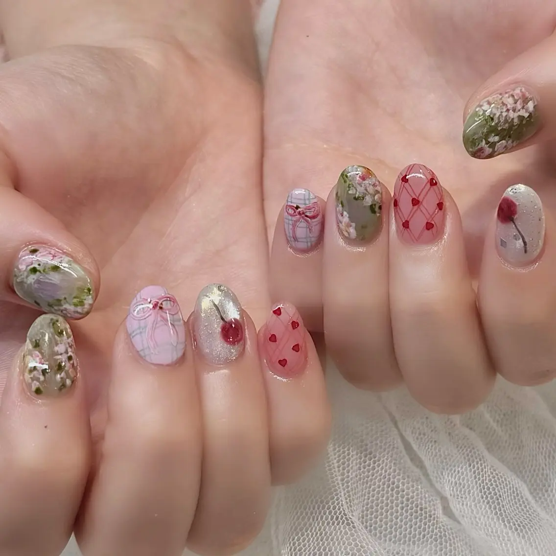 ネイル ハンドネイル 新井 ひなののネイルデザイン