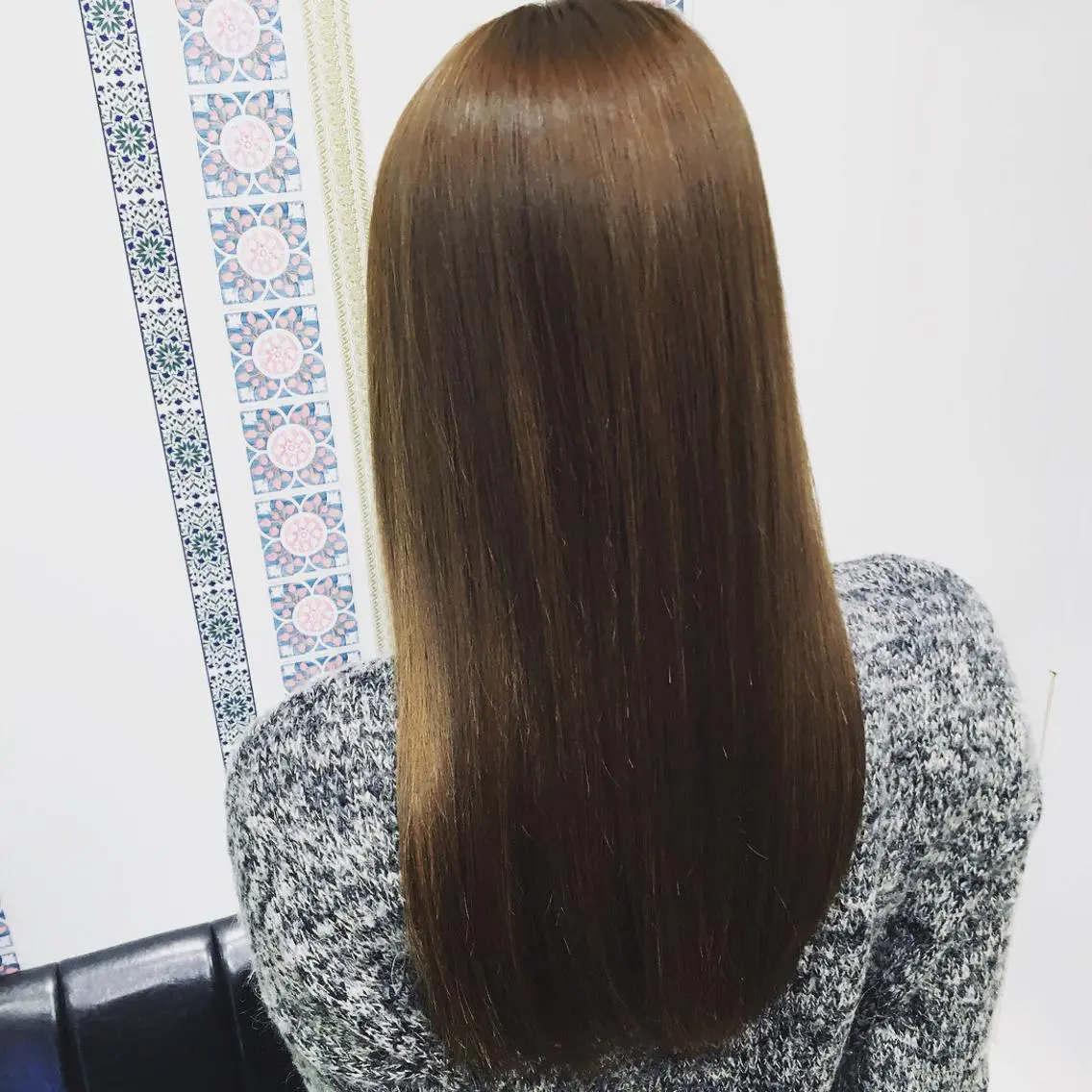 セミロング カラー 透明感カラー イルミナカラー カット 縮毛矯正 トリートメント 田室 和幸のヘアスタイル